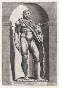 Speculum Romanae Magnificentiae: Emperor Commodus as Hercules by Jacob(us) Bos.