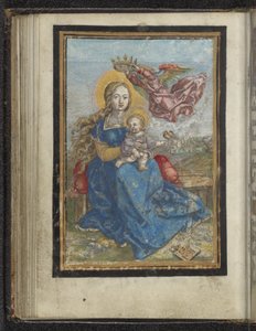 Mary with Child Crowned by an Angel by Jacob Binck