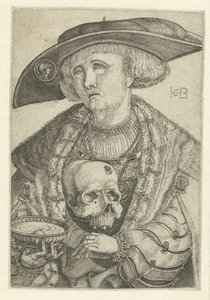 Self-Portrait with Skull and Bowl