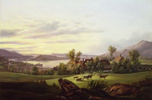View over Bergen from Haukeland by Jacob Calmeyer