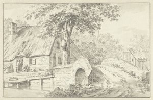 Village Scene by Jacob  Cats
