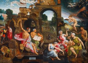 Saul and the Witch of Endor. 1526