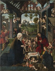The Adoration of the Christ Child by Jacob Cornelisz van Oostsanen