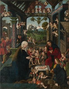 The Adoration of the Christ Child, c. 1515 by Jacob Cornelisz. van Oostsanen