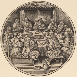 The Last Supper by Jacob Cornelisz van Oostsanen after Albrecht Dürer