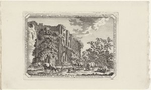 Cattle at the Ruins of Brederode