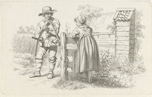 Reaper Talking to a Girl by Jacob Ernst Marcus