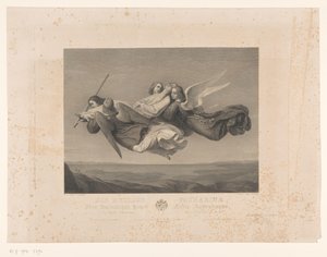 Saint Catherine of Alexandria Carried to Heaven by Angels by Jacob Felsing