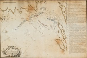 The Battle of Viborg Bay, 1790 Map, 1790 by Jacob Gillberg