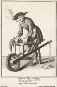 Scissors Grinder (series title: Street Vendors in London) by Jacob Gole