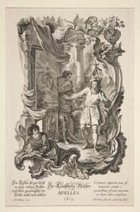 The Artificial Painter, Apelles by Jacob Gottlieb Thelot