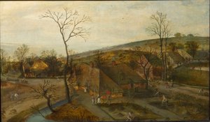 The Four Seasons: Spring, 1577 by Jacob Grimmer
