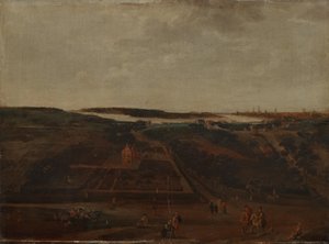 View of Kiel on the Scheldt with Antwerp Beyond