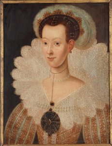 Queen Maria Eleonora of Sweden (born Maria Eleonora of Brandenburg) by Jacob Hoefnagel