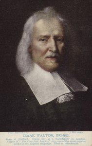 Izaak Walton, English writer by Jacob Huysmans