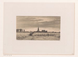 Funeral Procession in a Cornfield