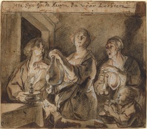 It is good candles which light the way by Jacob Jordaens