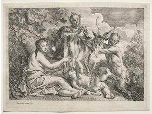 Jupiter Nourished by the Goat Almathea by Jacob Jordaens