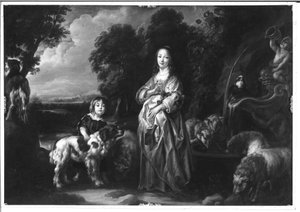 Landscape with Staffage Figures by Jacob Jordaens