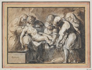 The Entombment by Jacob Jordaens