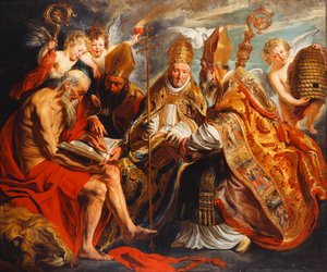 The Four Doctors of the Church by Jacob Jordaens