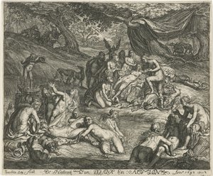 Diana Discovers the Pregnancy of Callisto (series title: The History of Diana and Actaeon) by Jacob Lois