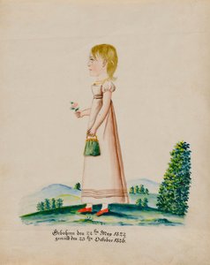 Portrait of Sarah Musser by Jacob Maentel