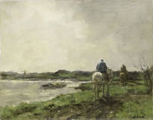 Towpath by Jacob Maris