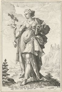 Faith (Fides) by Jacob Matham (attributed to)