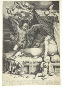 Cupid and Psyche by Jacob Matham