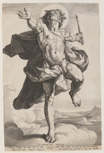 Apollo in the Clouds by Jacob Matham