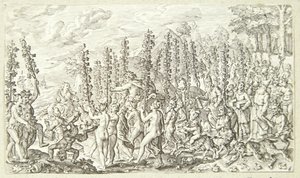 The Triumph of Bacchus by Jacob Matham