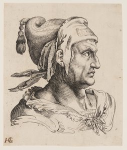 Bust of a Man in Profile by Jacob Matham