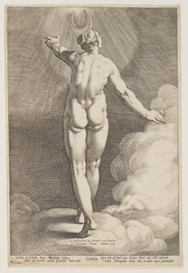 Diana in the Clouds by Jacob Matham