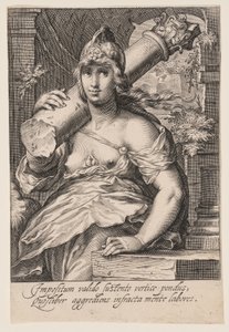 Fortitude, from The Seven Virtues by Jacob Matham