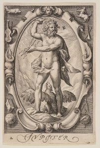 Jupiter, from The Seven Planets by Jacob Matham