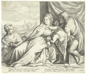 Madonna and Child with St. John the Baptist and St. Catherine by Jacob Matham