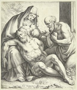 Pietà by Jacob Matham