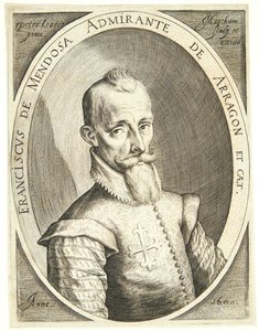 Portrait of Francisco Mendoza by Jacob Matham