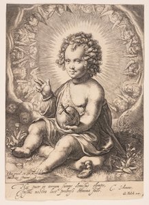 Salvator Mundi by Jacob Matham