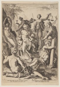 The Seven Virtues by Jacob Matham