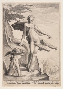 Venus, Cupid and Pluto by Jacob Matham
