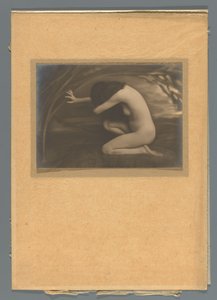 Portrait of Mies Rosenboom-Merkelbach as Kneeling Nude by Jacob Merkelbach