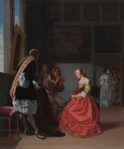 A Musical Company by Jacob Lucasz Ochtervelt