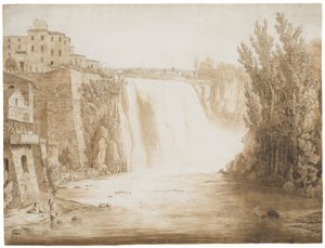The Cascata Grande of Isola del Liri by Jacob Philippe Hackert