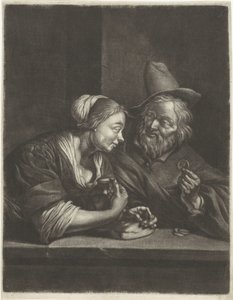 Young Woman and Old Man by Jacob Toorenvliet