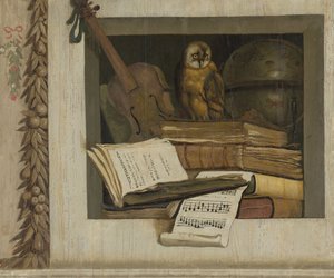 Still Life with Books by Jacob Van Campen