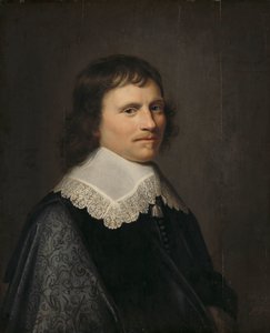 Portrait of a Man, thought to be Salomon van Schoonhoven (1617-1653), Lord Lieutenant of Putten by Jacob Willemsz. Delff (II)