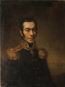 Portrait of the Writer Platon Yakovlevich Gamaleya, 1766-1817, 1821 by Jacob Zalessky