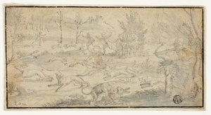 Hunting Scene by Jacob Züberlein